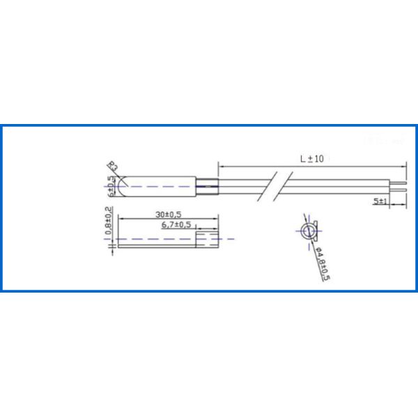 Aluminum Housing NEV BMS Temperature Sensor 10k 4150
