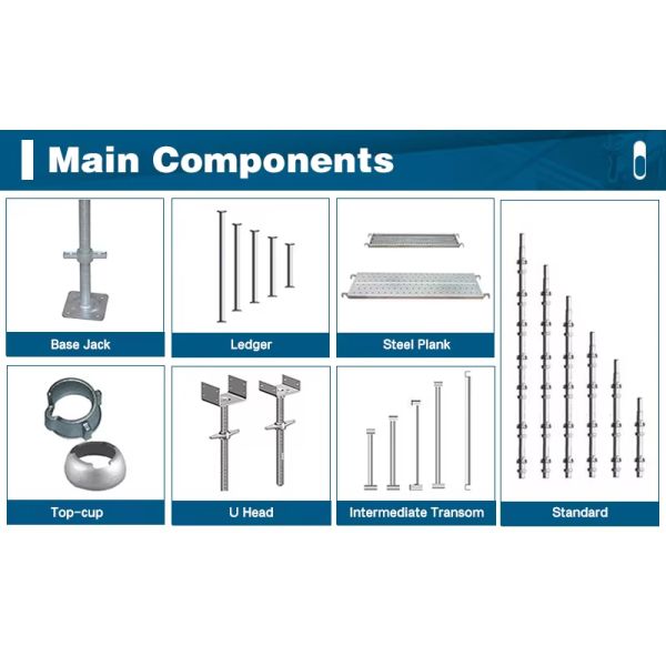 Customizable Quick-assembly 3.0m Upright Bowl-lock Scaffold System for Bridge and Tunnel Engineering