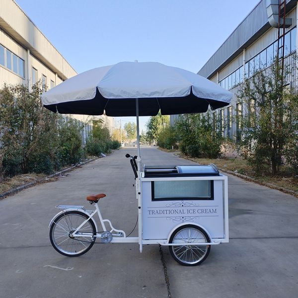 Small Display Showcase Trolley with Cooler Function Customized Trailer Cart in Any Color