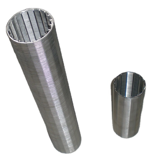 High Quality V Wedge Wire Screen 200 Micron Johnson Strainer Screen Pipe