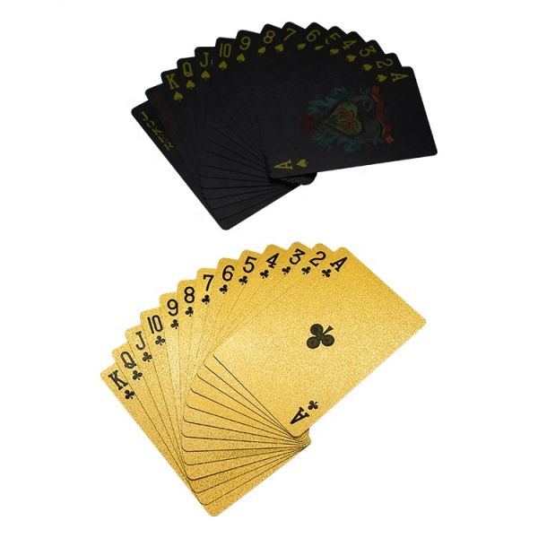 Recyclable Waterproof Gloss Coating Plastic Poker Cards