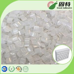 Yellowish Granule solid EVA  resin Hot Melt Adhesive Packaging Pellets For Pearl Cotton Positioning