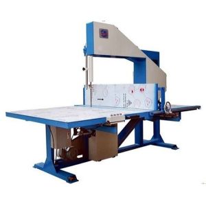 Vertical sponge foam band knife saw cutter cutting machine