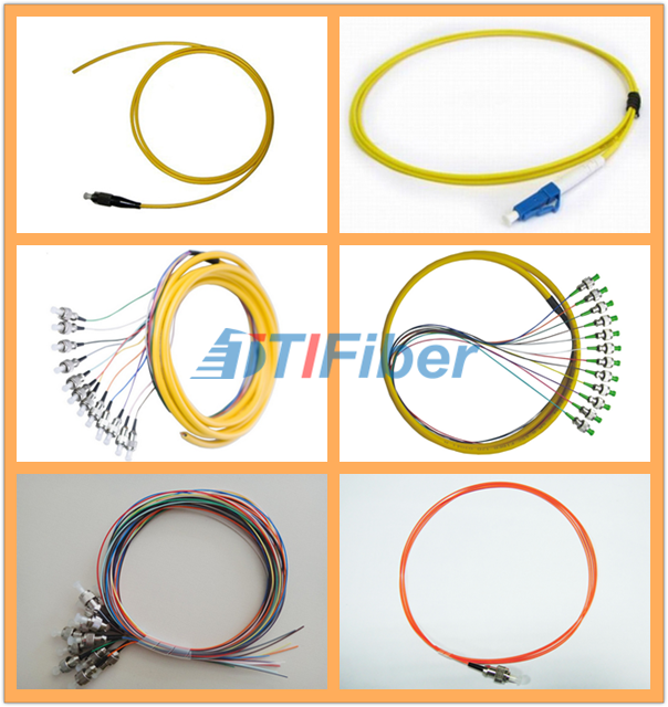 Fiber Optic Pigtail Multimode ST UPC for Fiber Patch Panel and Fiber Adapter