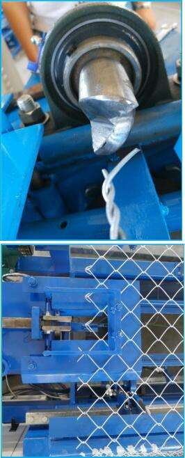 Compact Roll 380v 220v Plc Chain Link Fencing Machine