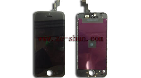 Iphone 5s Mobile Phone LCD Screen Replacement With Complete Black