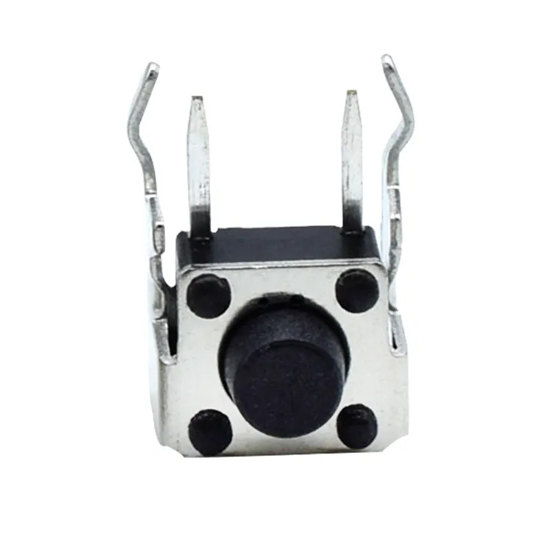 6x6 DIP Tact Switch , Vertical Tactile Key Switch With Bracket