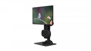 China Personal LCD Monitor Stand Aluminum Alloy Lifting Swivel Computer Stand on sale