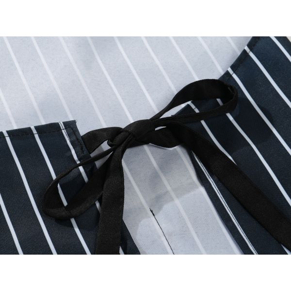 Custom Logo High Quality Cheap Cleaning Aprons Adjustable Straps Pockets Restaurant Chef Apron For Women