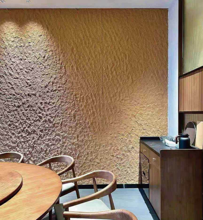 Starry Moon Soft Stone Texture Wall Panel Lightweight Bendable Flexible For Curved Walls