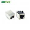 Buy cheap 21.1mm 100Mb RJ45 Single Port Connector With Transformer PBT Material from wholesalers