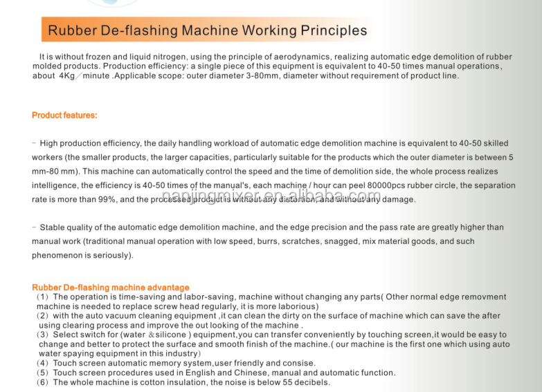 automatic rubber deflasher,spin trim deflashing rubber, deflashing machine