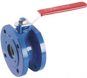 Quality Wafer Type Cast Iron Ball Valve DN50 1.6Mpa DIN Standard Anti - Static for sale