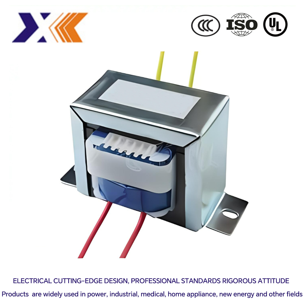 Customized D/C Copper Wire Shell-type Single Phase Ei Transformer for Medical Device