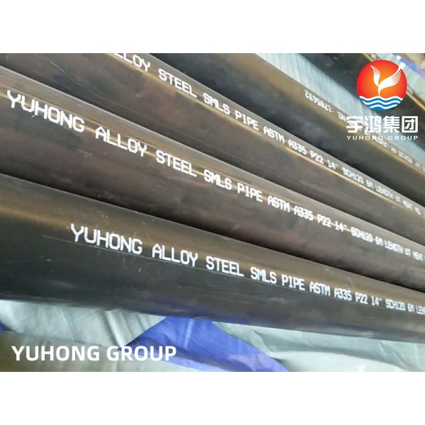 ASTM A335 / ASMES SA335 Alloy Steel Seamless Tubes P9 / P11 / P12 / P22 / P91 Size 1/2" To 24" IN OD & NB
