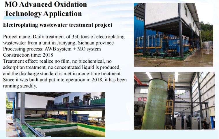 Advanced Oxidation Catalyst M with Large Specific Surface Area High Catalytic Activity and Strong Enrichment Capacity