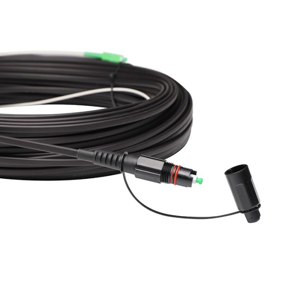 Waterproof Optitap Drop Cable SC APC Singlemode For Indoor Outdoor