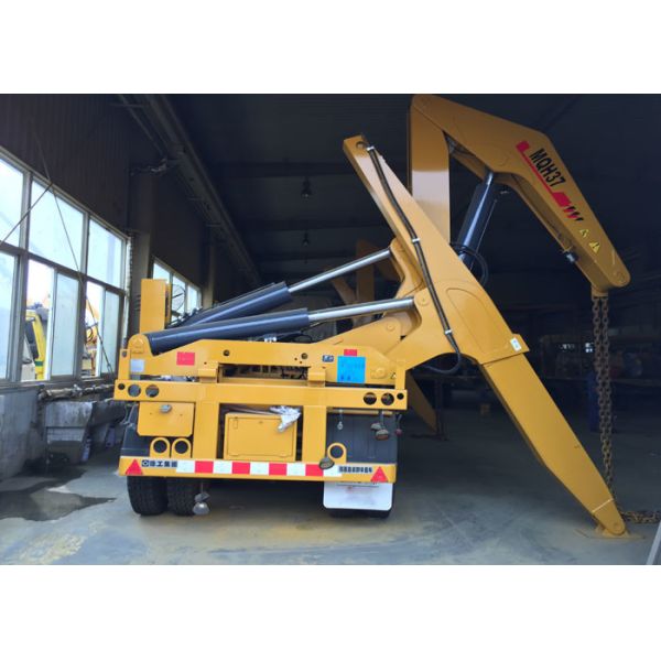 3 Axles Semi Trailer Container Side Loader For Lifting 20ft / 40ft Container