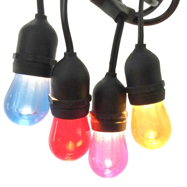 Christmas Copper Multi Color LED RGB Xmas Rubber String Fairy Light