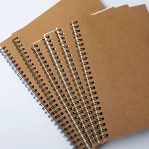 Custom Retro Thickened Kraft Paper Notebook Simple Printing Workbook