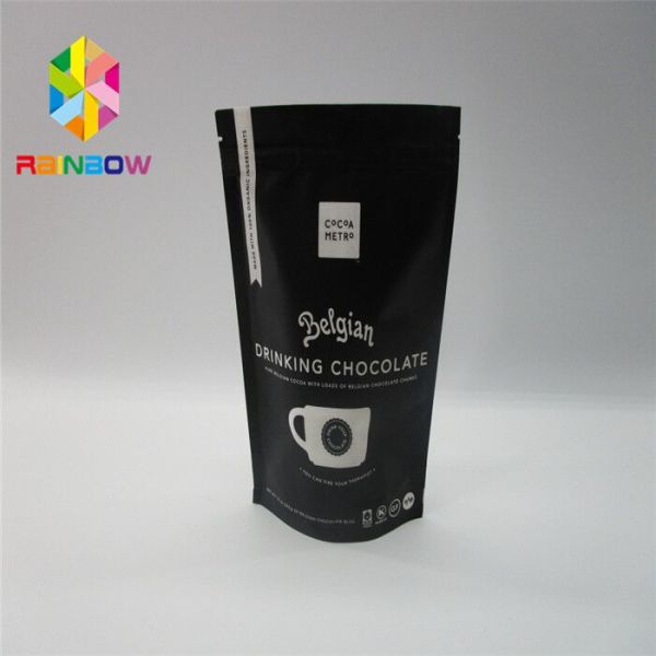 Reusable Gusseted Stand Up Pouch Packaging Plastic Biodegradable Valve Coffee Bags