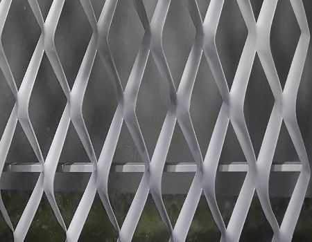 Iso Certificate Expanded Wire Mesh Aluminum Expanded Diamond Mesh Facade