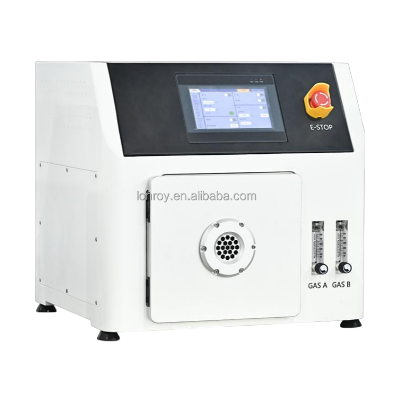 Vacuum Compact Plasma Cleaner Surface Activation Cleaning System Plasma Surface Treater CCP Etching Degreasing Treatment Tester