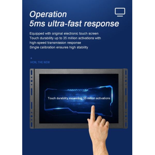19 inch Smart Control Touchscreen Tablet Display All in One Embedded IPC Fanless Industrial Panel PC