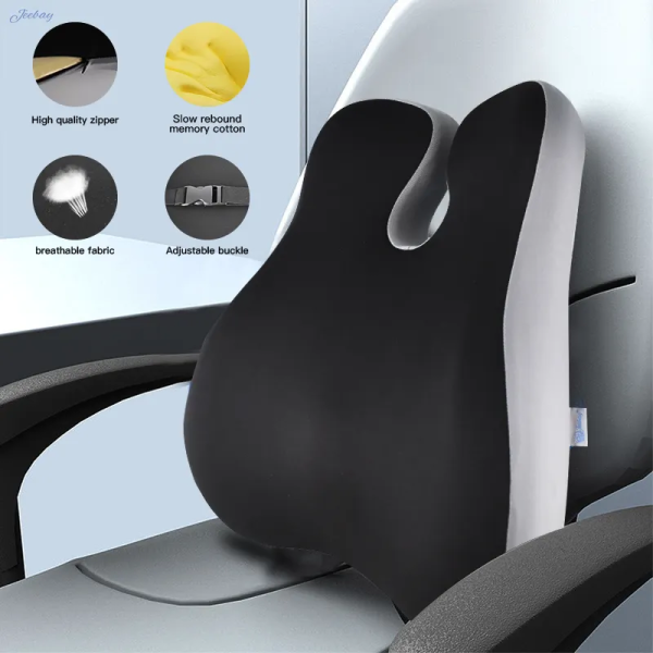 Customizable Multi-functional Memory Foam Lumbar Pillow for Work and Home Better Comfort