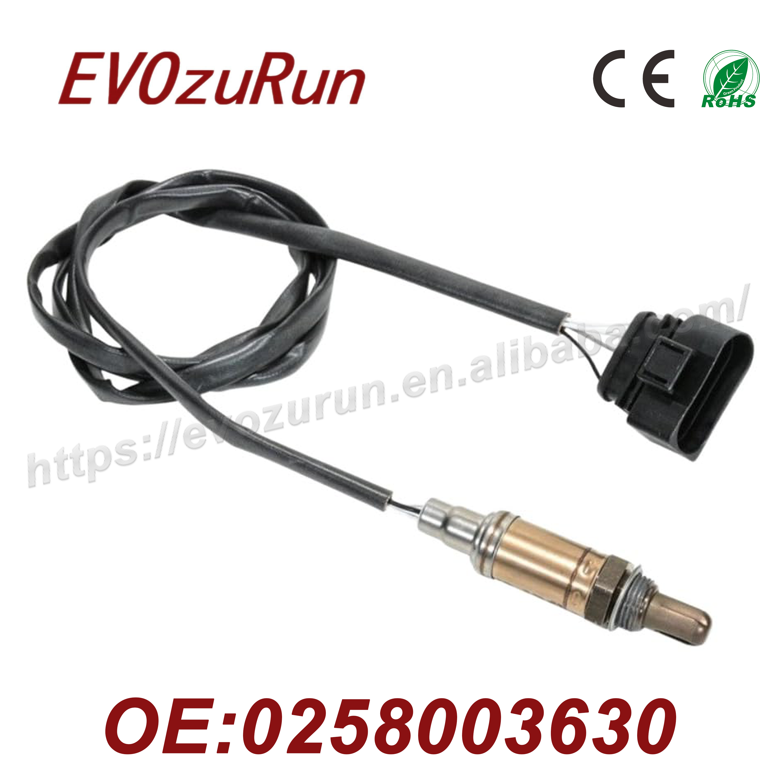 High Quality Upstream Oxygen Sensor 0258003630 Lambda Sensor for VW Santana 2000 1.8L 2.0L 1995-2004 Quantum 2.0L 1996-2001