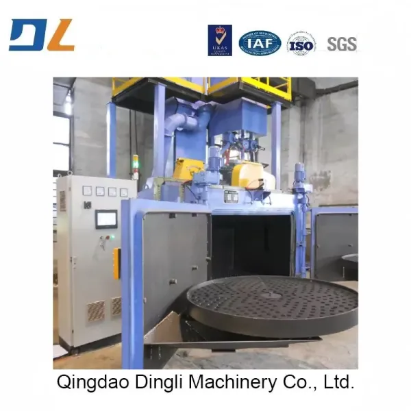 Blast Wheel, Turntable Rotary Table Shot Blasting Machine for Casting Surface Cleaning