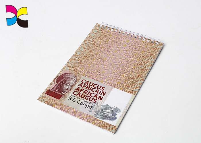 Quality Recycled Exercise Spiral Notebook Printing Art Paper Cardboard Cover Lamination for sale