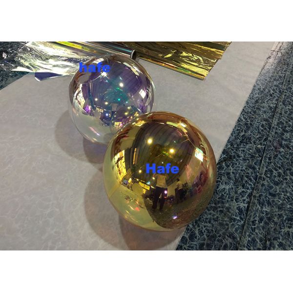 Small 80cm Inflatable Mirror Balloon Floating Silver Reflective Balloon