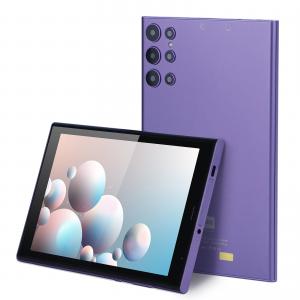 Quality C Idea Portable 8 Inch Tablet PC With Case 5000mAh Battery Life Dual Camera 5MP+8MP Sim Card Slot Purple for sale
