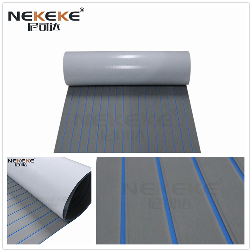 Close-up view of EVA Deck Sheet texture and installation