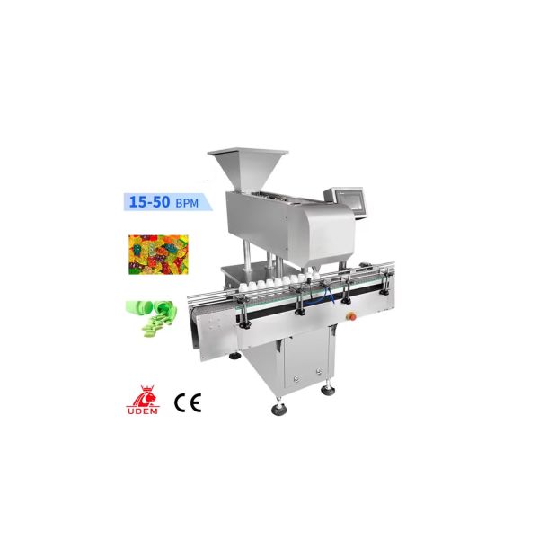 Automatic Tablet Counting Machine with 15,000 Tablets Per Minute, >99.98% Accuracy Rate, and 10~500ml Bottle Compatibility