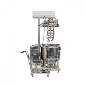 China High Speed Vacuum Lab Scale Emulsification Mixing Machine For Pharmaceutical Ointment Suppository on sale