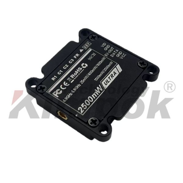 Ultra Long Range 5.8G 2.5W VTX Drone Accessory Video Transmitter Switchable Power 25mW/400mW/800m/1500mW/2500mW UAV VTX 64CH Image Transmission