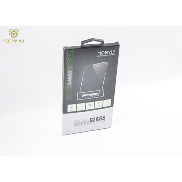 Kraft Paper Tempered Glass Screen Protector Retail Case