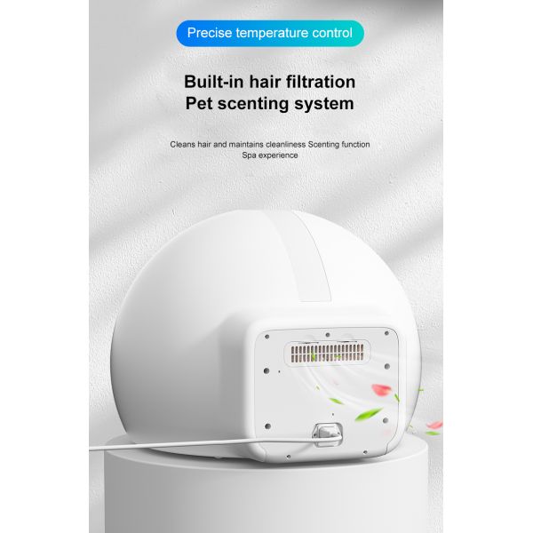 CHARGE Power Source Smart Temperature Control Low Noise Automatic Grooming Pet Dryer Machine Box Hair Dryer for Cat