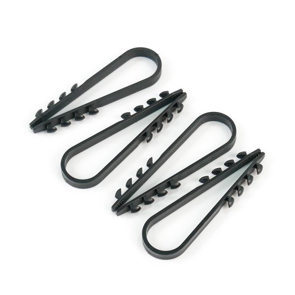 Effective Plastic Cable Clips Nylon Cable Clamp Wire Rope Clip Adjustable Cable Clamp