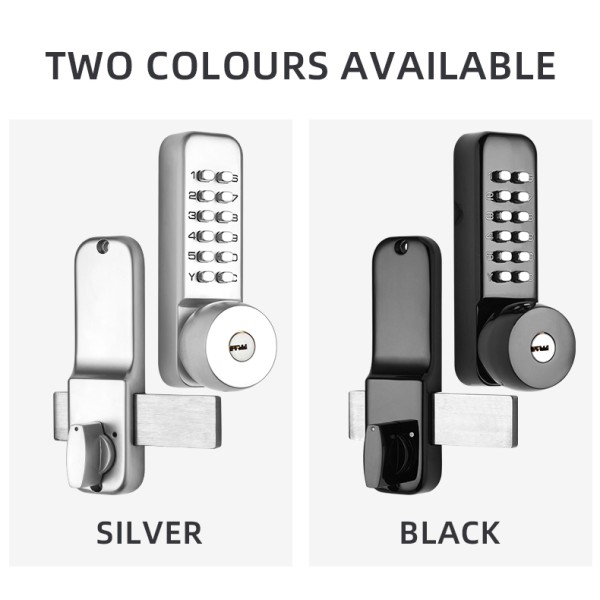 Waterproof and Sun-proof Granular Push-button Digital Mechanical Botones Combination Door Lock With Key