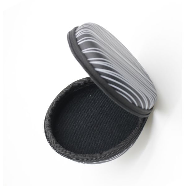 75 Degree EVA Headphone Carrying Case Round With Zipper