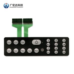 Overlay Graphic Keyboard Membrane Switch Devices Control Keypad Circuit Print