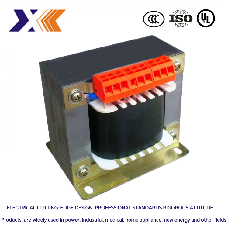 Single Phase Isolation Transformers with Low Temperature Rise and Dip Varnish Cooling