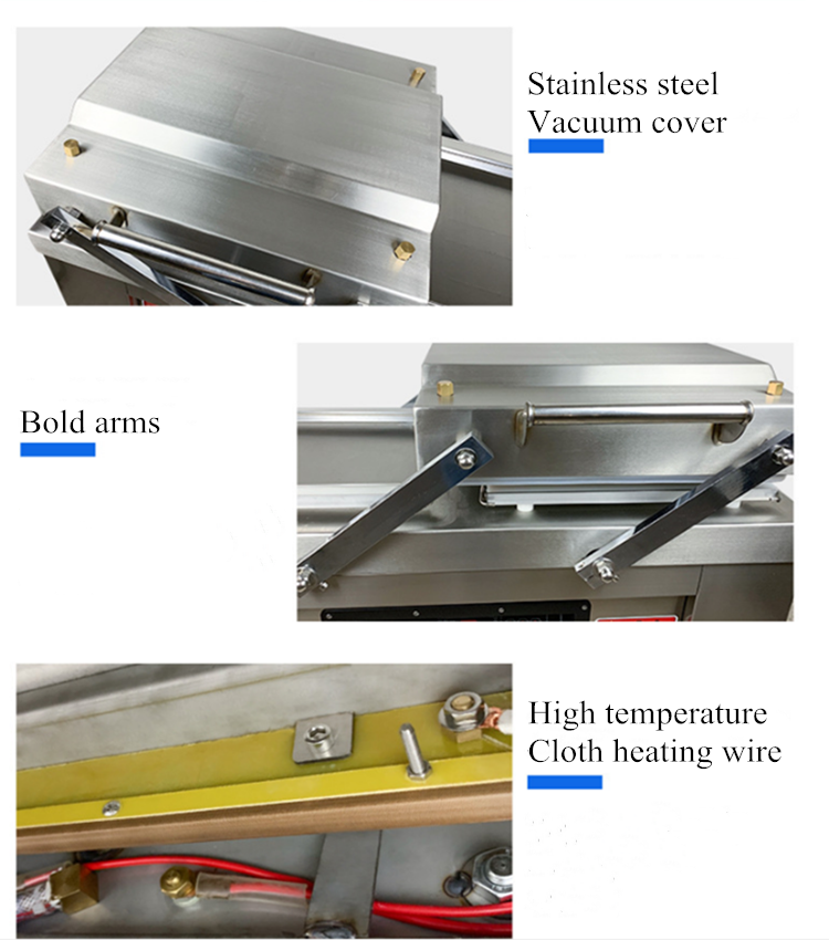 Compact DZ-600/2E 600mm Commercial Single Chamber Vacuum Sealer With CE Certification