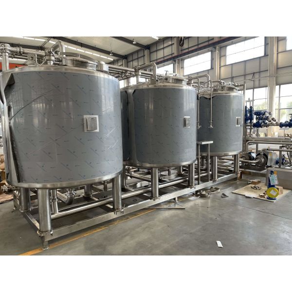 Small Scale Dairy Processing Machine 500L Yogurt Production Line