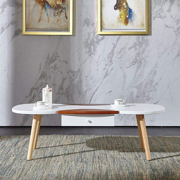 Decomposable Stool MDF Small Splicing Coffee Table 19KG With Drawers