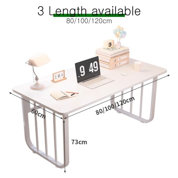 Simple Desk Sturdy Small Computer Study Table for Bedroom Multi-Size Working Rack Other Mail Packing Y in Home Office