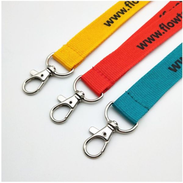 Customized Heated Transfer Keychain Neck Strap Polyester Lanyards for Keys Many Colors